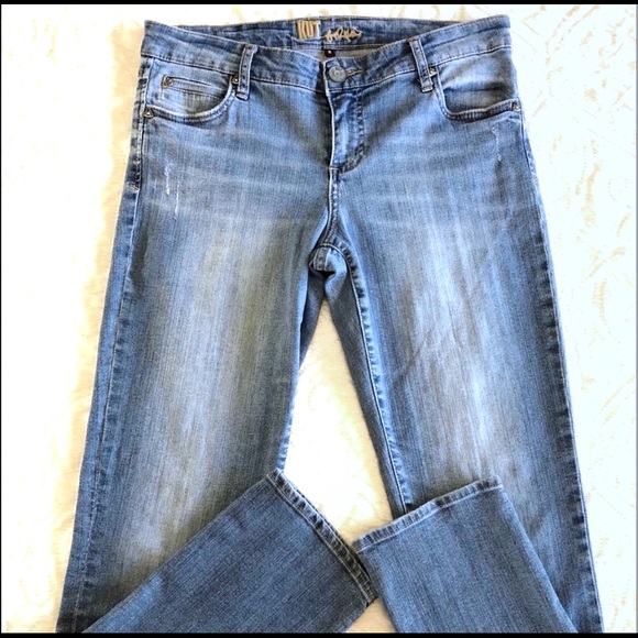 Kut From the Kloth Jeans Size 8 Straight Leg Medium Wash - Picture 6 of 8